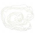 Floristik24 Collana di perle bianche 7m