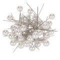 Floristik24 Spilli Testa Perla Bianco Ø10mm 60mm