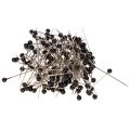 Floristik24 Spilli da fiorista con testa in madreperla nera, Ø4mm, 40mm, 150 pezzi