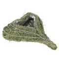 Floristik24 Cuore di pianta naturale per composizioni floreali con lamina, 25 cm
