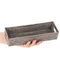 Vassoio rettangolare compatto, versatile per decorazione e coltivazione, 23 cm | Floristik24.it