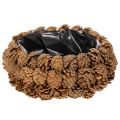 Floristik24 Vaso da fiori rotondo a forma di pigna, 30 cm
