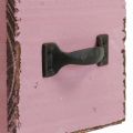 Floristik24 Cassetto per piante in legno scatola decorativa per piante rosa 12,5 cm