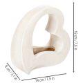 Decorazione a forma di cuore per piante e composizioni floreali, design aperto, forma a cuore moderna, 19 cm | Floristik24.it