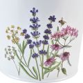 Floristik24 Vaso per piante, fioriera in lamiera Ø15cm H14cm