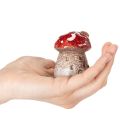 Decorazione per la casa a forma di fungo: Amanita muscaria in miniatura, 6 cm, 2 pezzi | Floristik24.it