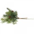 Floristik24 Rami decorativi Ramo di pino natalizio artificiale 31 cm 2 pezzi