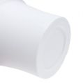 Floristik24 Vaso in plastica “Irys” bianco Ø17cm H14cm, 1pz