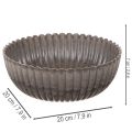 Ciotola rotonda scanalata, contenitore decorativo per composizioni floreali, 20 cm, 2 pezzi | Floristik24.it