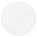 Floristik24 Ciotola rotonda decorativa trasparente con piedistallo, 32 cm