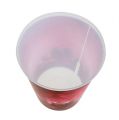 Floristik24 Vaso in plastica con cuore rosa Ø12cm H13,5cm 1pz