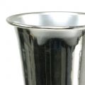 Floristik24 Coppa vaso argento Ø11.5cm H56cm