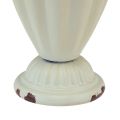 Floristik24 Vaso tazza tazza decorativa in metallo crema marrone Ø9cm H13cm
