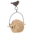 Floristik24 Pratico portanastro decorativo a forma di uccellino, stile shabby chic