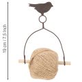 Pratico portanastro decorativo a forma di uccellino, stile shabby chic | Floristik24.it