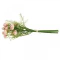 Ranuncolo artificiale Bouquet Decorazione floreale Fiori di seta Rosa L37cm
