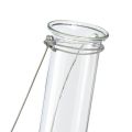 Floristik24 Provetta in vetro decorativo per appendere mini vaso Ø2,4 cm H22,5 cm