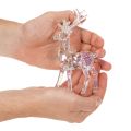 Renne decorative in acrilico per albero di Natale, 14 cm, 4 pezzi | Floristik24.it