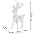 Renne decorative in acrilico per albero di Natale, 14 cm, 4 pezzi | Floristik24.it