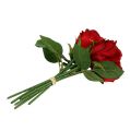 Floristik24 Bouquet di rose rosso 25 cm