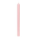 Floristik24 Candele rustiche a cono, tinta unita rosa, 350/28 mm, 4 pezzi