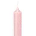 Candele rustiche a cono, tinta unita rosa, 350/28 mm, 4 pezzi | Floristik24.it