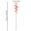Ramo fiorito artificiale di orchidea Oncidium, decorazione 112 cm, 3 pezzi | Floristik24.it