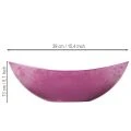 Ciotola di plastica, rosa, 39 cm x 13 cm, H13 cm | Floristik24.it