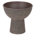 Floristik24 Vaso rotondo con base, 18 cm