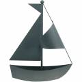 Floristik24 Barca a vela per piantare metallo 44 cm × 34 cm