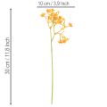 Ramo artificiale di gypsophila arancione per composizioni floreali, 30 cm, 10 pezzi | Floristik24.it