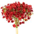 Floristik24 Giardinaggio artificiale, rosso, bouquet come decorazione floreale, 30 cm, 10 pezzi