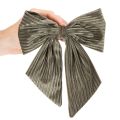 Fiocco decorativo da appendere, fiocco natalizio, velluto, a coste, 24 cm, 2 pezzi | Floristik24.it