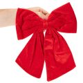 Fiocco decorativo rosso per Natale, 28 cm, 3 pezzi | Floristik24.it
