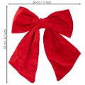 Fiocco decorativo rosso per Natale, 28 cm, 3 pezzi | Floristik24.it