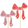 Floristik24 Fiocchi decorativi a forma di fiore, 32 cm, 12 pezzi