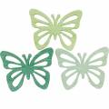 Floristik24 Spolverare farfalle decorative, primavera, farfalle in legno, decorazione da tavola per spolverare 72 pezzi