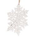 Floristik24 Grande fiocco di neve decorativo, da appendere, 30 cm