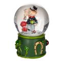 Globo di neve portafortuna con personaggio spazzacamino, 4 cm, 3 pezzi | Floristik24.it