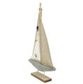 Floristik24 Barca a vela in legno per decorazione 25 cm x 43 cm