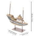Decorazione navale, stile marittimo, in legno con supporto, 20 cm | Floristik24.it