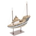 Decorazione navale, stile marittimo, in legno con supporto, 20 cm | Floristik24.it