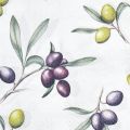 Floristik24 Tovaglioli decorazione tavola estiva verde oliva viola 25x25 cm 20 pz
