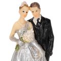 Coppia che festeggia l'anniversario di matrimonio d'argento, 10 cm. | Floristik24.it