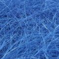 Floristik24 Ovatta di sisal blu, fibre naturali 300g