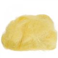 Floristik24 Erba di sisal per l&#39;artigianato, materiale artigianale materiale naturale giallo 300 g