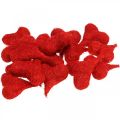 Floristik24 Cuori in sisal rosso, decorazione per matrimonio, fibre di sisal naturali, San Valentino H7,5–9cm 16pz