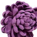 Floristik24 Fiori sul filo viola scuro 8 cm 12 pezzi