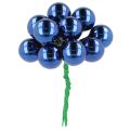 Floristik24 Mini palline di Natale su filo, bacche specchiate, 20 mm, 140 pezzi