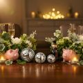 Sfere decorative a specchio, elemento decorativo per feste, argento, 2-4 cm, 50 pezzi | Floristik24.it